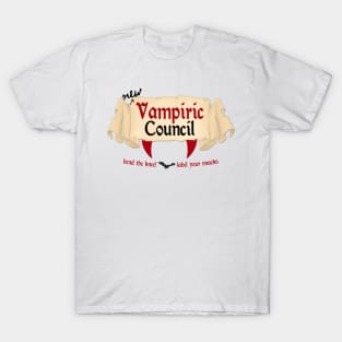 The New, Probably Not Improved, Vampiric Council T-Shirt